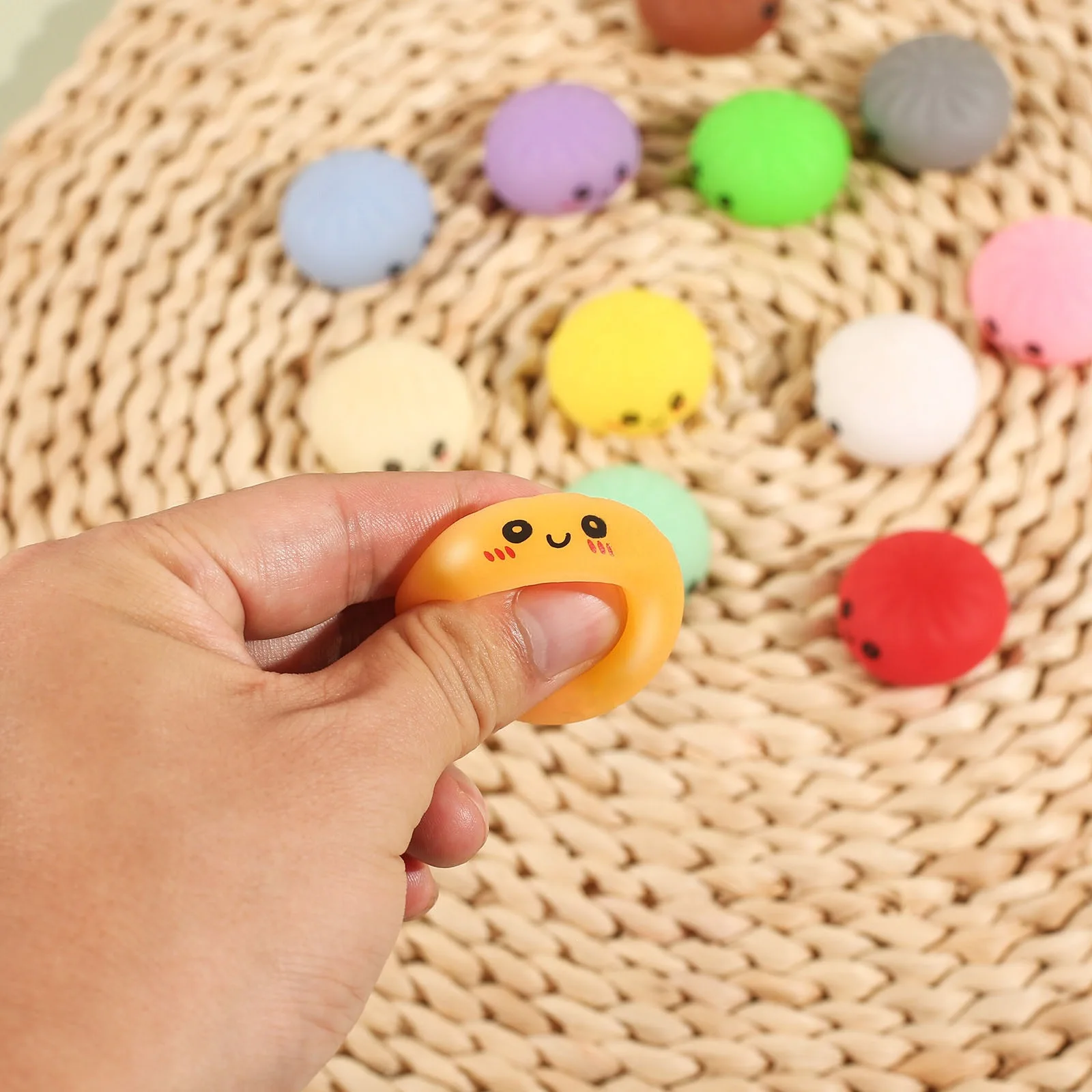 Surprise Dumpling Blind Box Countdown Calendar 24 Day Stress Relief Squeeze Toy Set Kids Teens Women Desk Party Table Decor Gift view 6