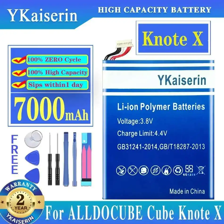

For Alldocube Cube Knote X & Pro Tablet PC Tablet Battery 7000mAh Premium Replacement