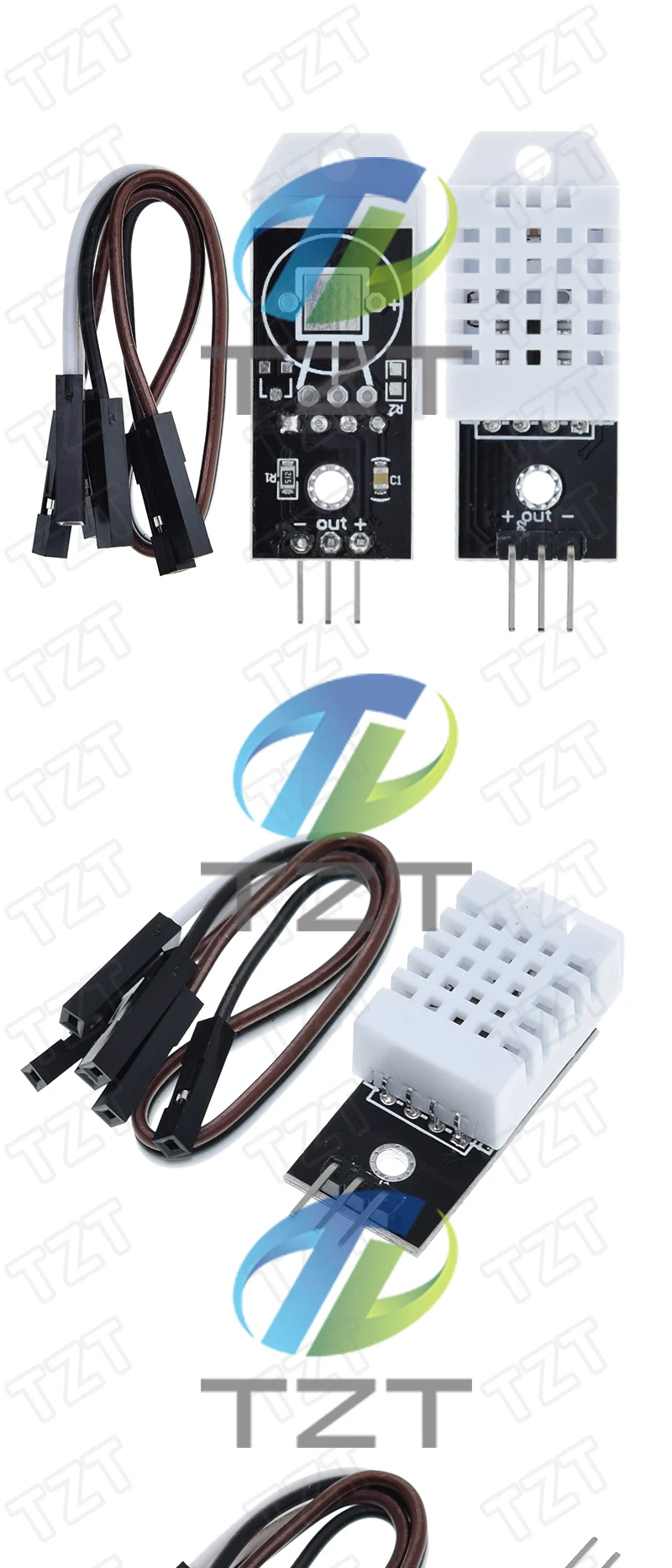 Digitale Temperatur- und Feuchtigkeitssensoren TZT DHT11 DHT22 AM2302 AM2301 AM2320 MW33 Sensor und Modul für Arduino elektronisches DIY – Detail 22