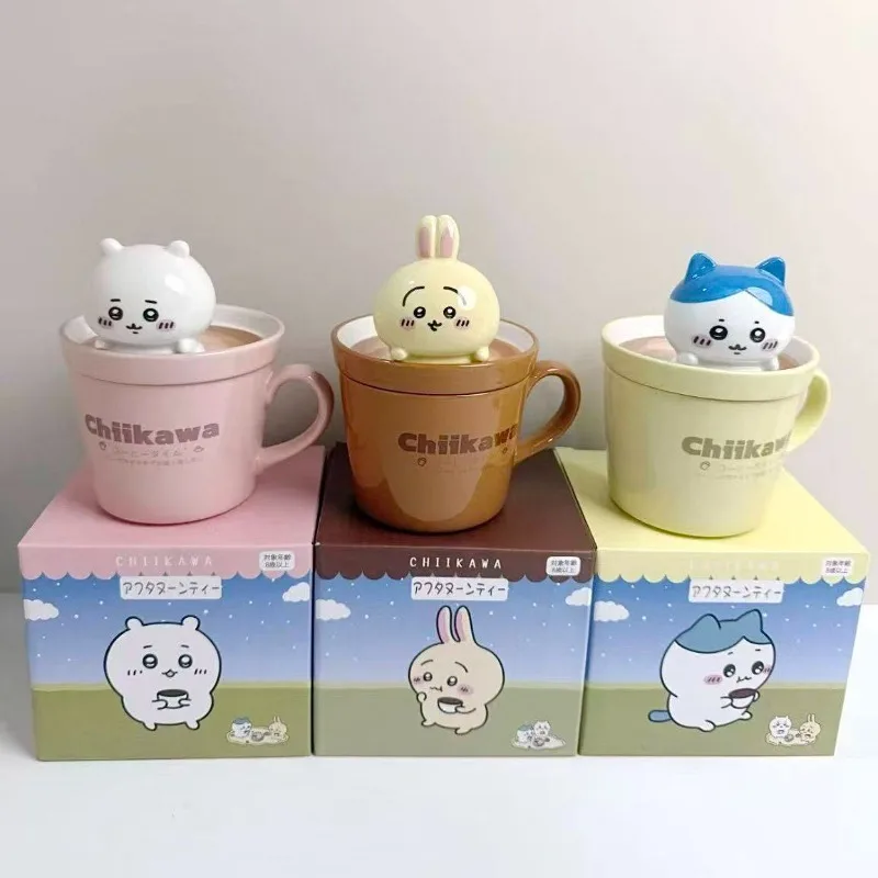 Chiikawa Jiikawa Usaki ceramic mug super cute small eight water cup milk coffee couple cup