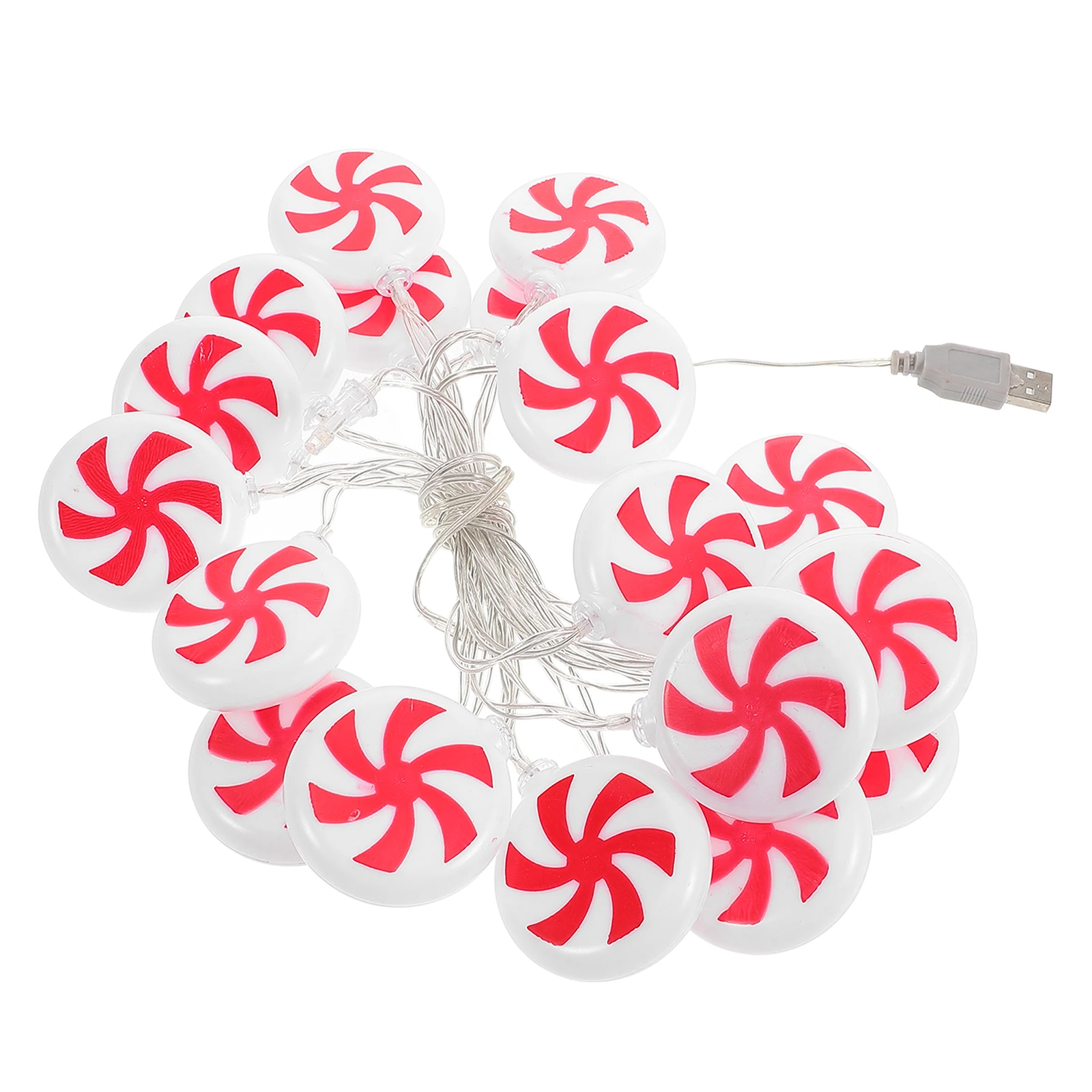

Candy String Lights Christmas Decorations Colorful Sweet Sugar Lollipop Lights Waterproof Outdoor Indoor Festive Lighting