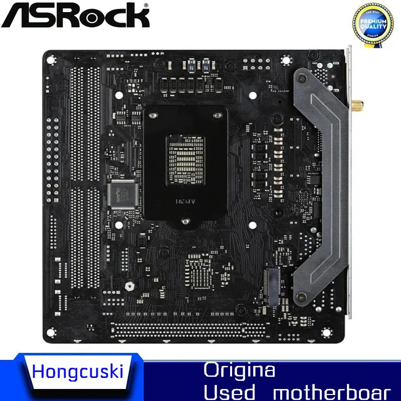 Imagem -04 - Usado X570i Mini Itx Motherboar para Asrock X570 Fantasma Gaming-itx Tb3 Am4 Placa-mãe Original Desktop Pci-e 4.0 Mainboard