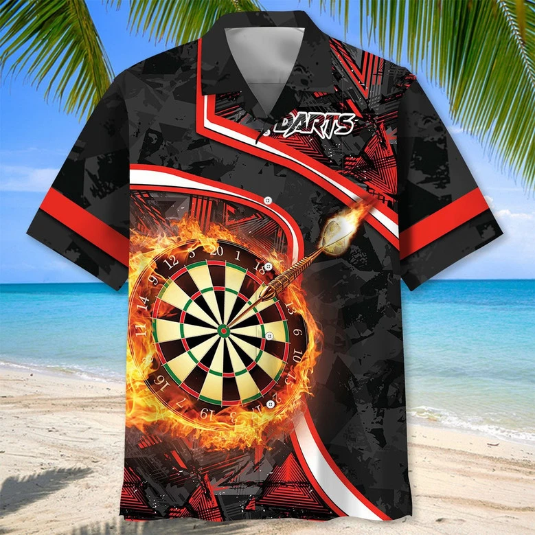 

Dart 3d Print Sprts Shirts Men Fashion Hawaiian Shirt Short Sleeve Casual Beach Shirts Dart Lover Club Uniform Blouse Camisa 6xl