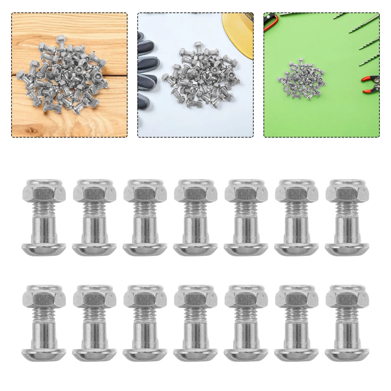 20Pcs Replacement Screw for Pruning Shears Stainless Steel Universal Pruner Hinge Screw for Garden Shears Bypass Ratchet