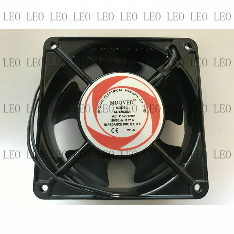 MY 1pcs  For MDOVPD M-12038A W1-S 110/120V 0.21A 2-wire high temperature cooling fan