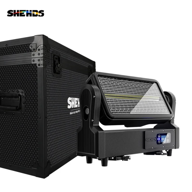

Shehds 1000W RGB LED Strobe Light DJ Lighting System IP65 Waterproof Outdoor Moveable Backlight for Night Club Disco Party