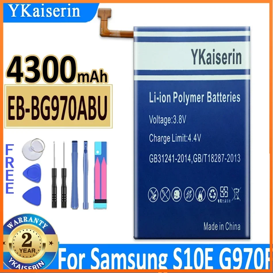 YKaiserin Battery EB-BG970ABU 4300mAh For Samsung Galaxy S10e S10 E SM-G970F/DS SM-G970F SM-G970U SM-G970W G9700 Batterie