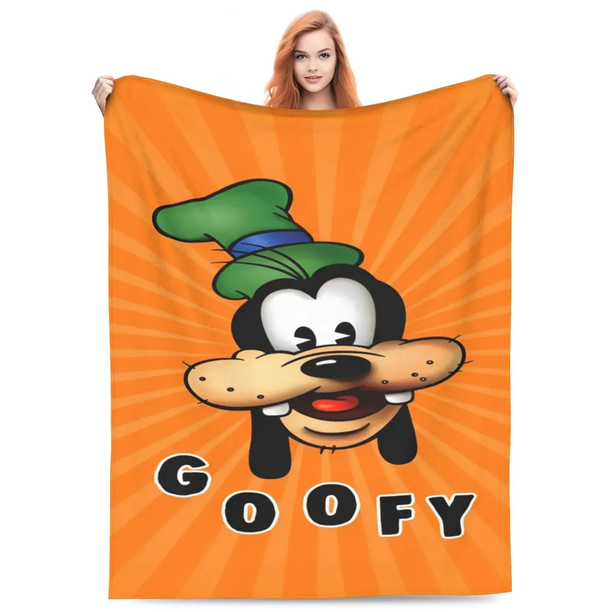 

Goofy Cartoon Dog Throw Blanket Stuff For Home Decor Graphic Blankets Winter Gifts for Her