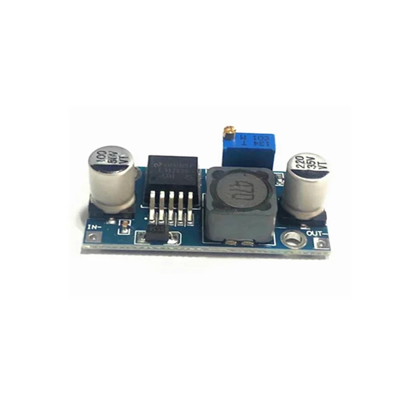 2 pezzi LM2596S-ADJ 3-40V DC-DC LM2596S Regolatore di tensione Powers Modulo Scheda 3A Convertitore Buck Blu-Nero