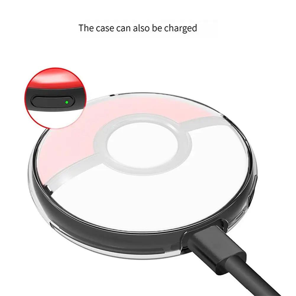 Crystal Shell Case para Pokemon, capa dura transparente com alça de mão, acessórios de proteção, Go Plus, PC, D1S8