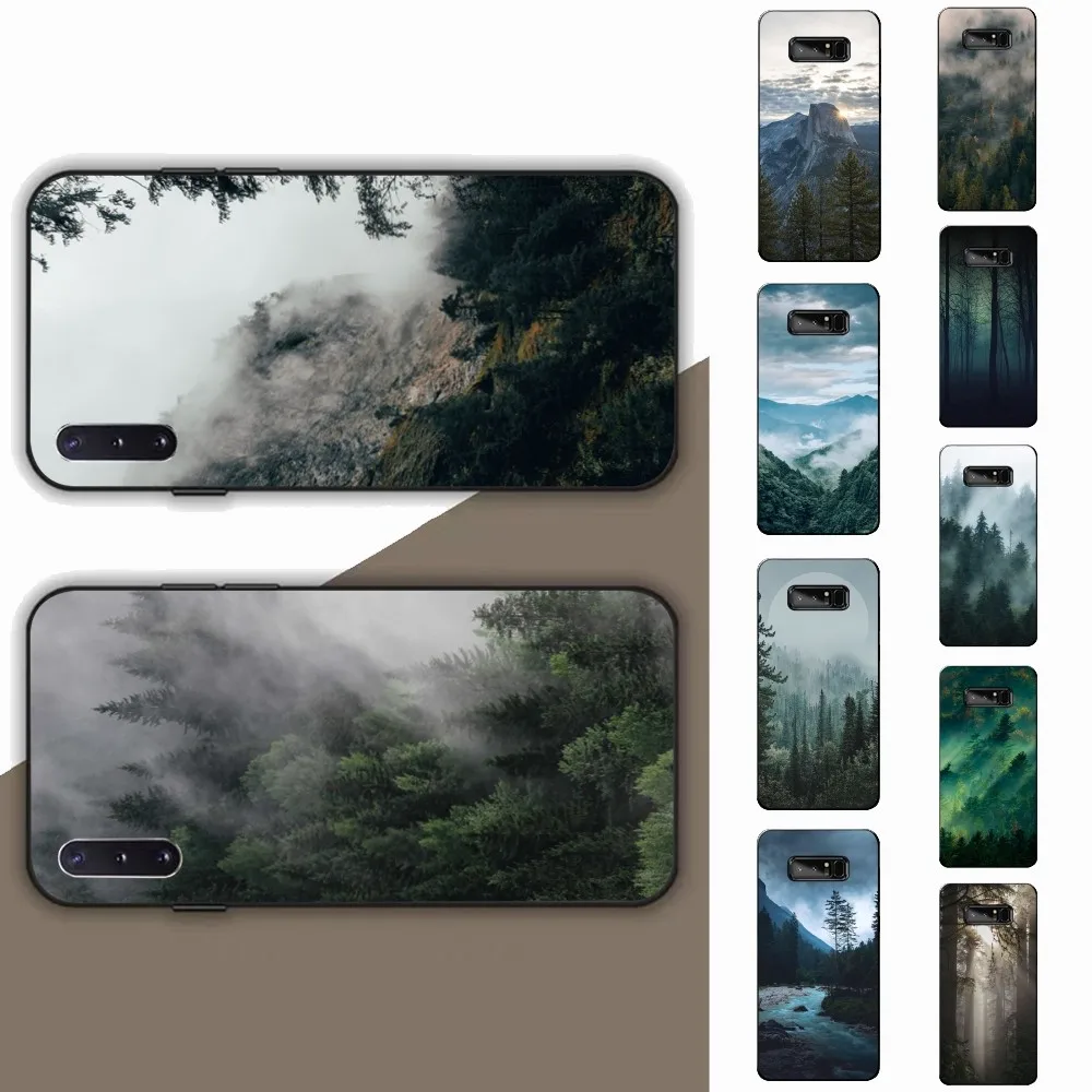 Mountain Forest Phone Case For Samsung Note 8 9 10 20 pro plus lite M 10 11 20 30 21 31 51 A 21 22 42 02 03