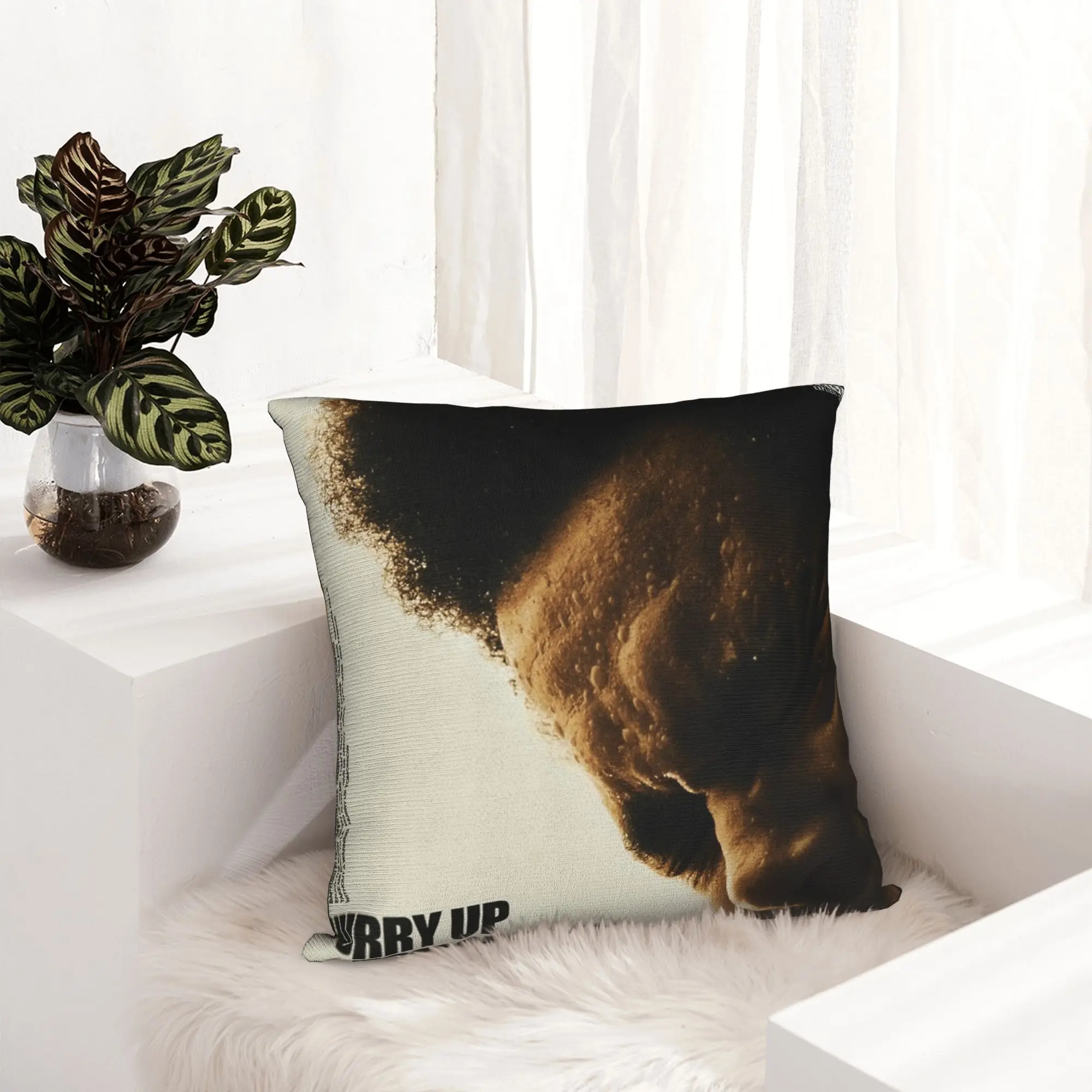 Hurry Up Tomorrow The Weeknd Pillowcase Soft Polyester Cushion Cover Gift  Throw Pillow Case Cover Chair Square 40*40cm