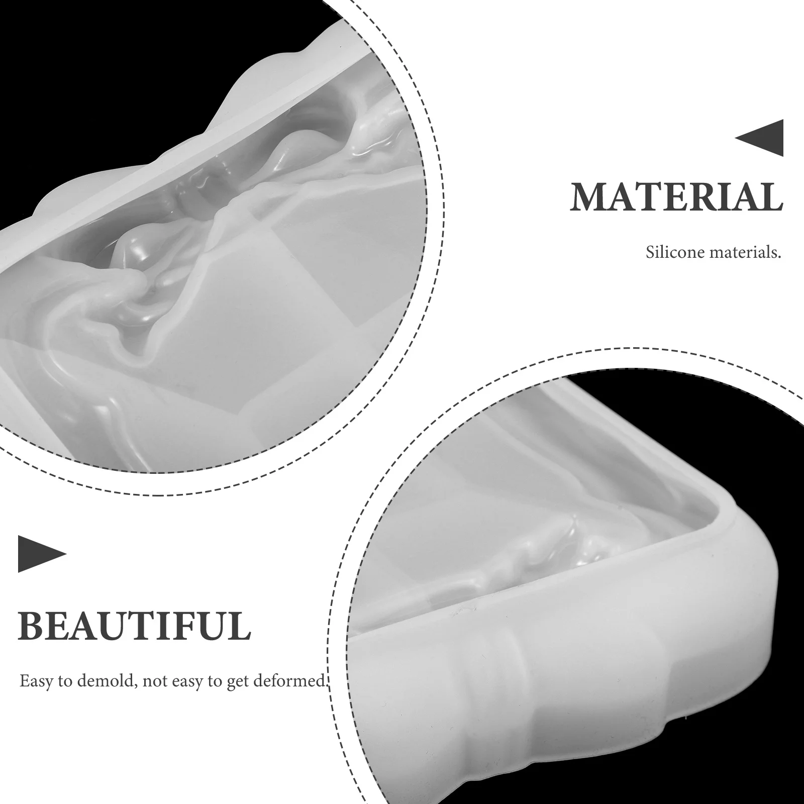 

Butterfly Knot Jewelry Tray Mold Silicone Resin Tray Mold for Epoxy DIY Projects Washable Non-Stick Craft Molding Tool