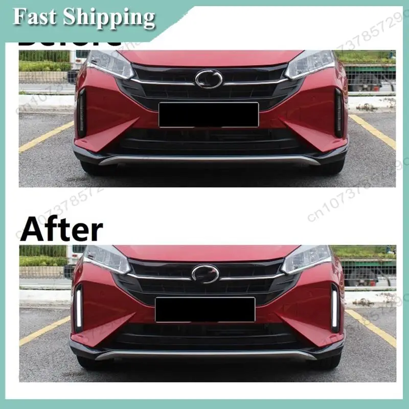 

-A01R для Perodua Myvi 2022-2025 противотуманные фары указатели поворота светодиодные дневные ходовые огни DRL аксессуары