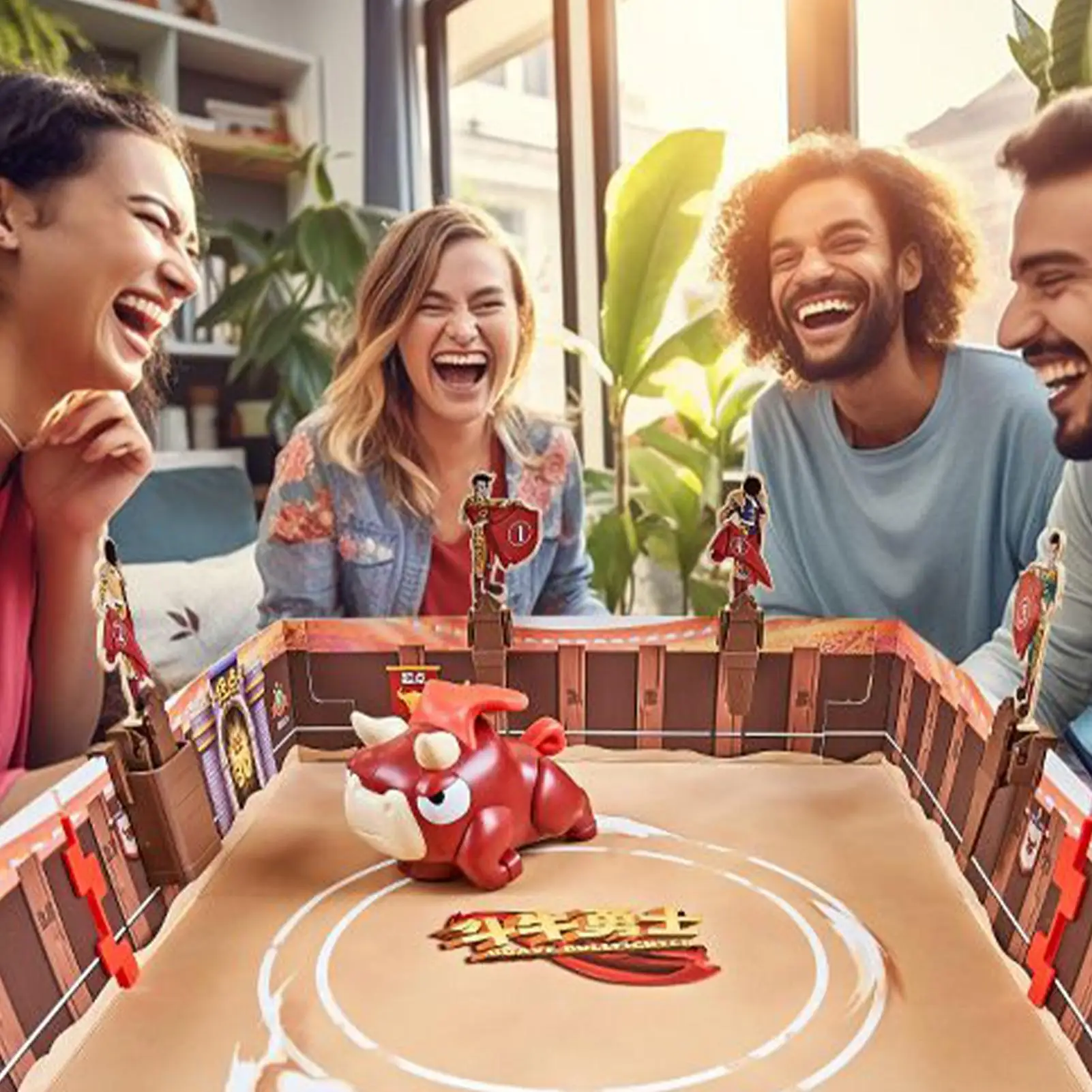 

Kids Board Game Bullfighting Travel Games Fun Interactive Toy For Kids Ages 3-12 Development Travel Entertainment Classroom