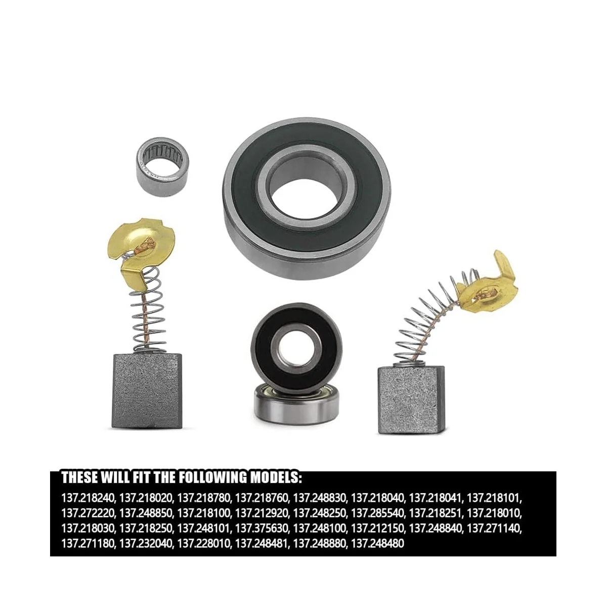 Motor Rebuild Kit for Sears RM870 RM871 RM872 Table Saw Motor for 137.Xxxxxx Motorized Table