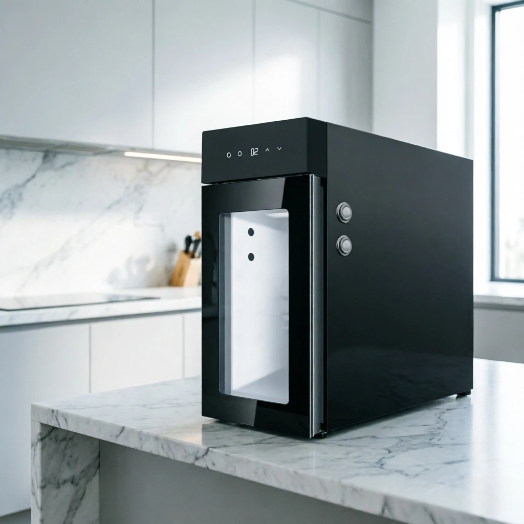 Limited Time Sale Only 1 Left! M10S 9L Mini Fridge 0-4°C Digital Temp Control Auto Defrost LED Light Small Refrigerator