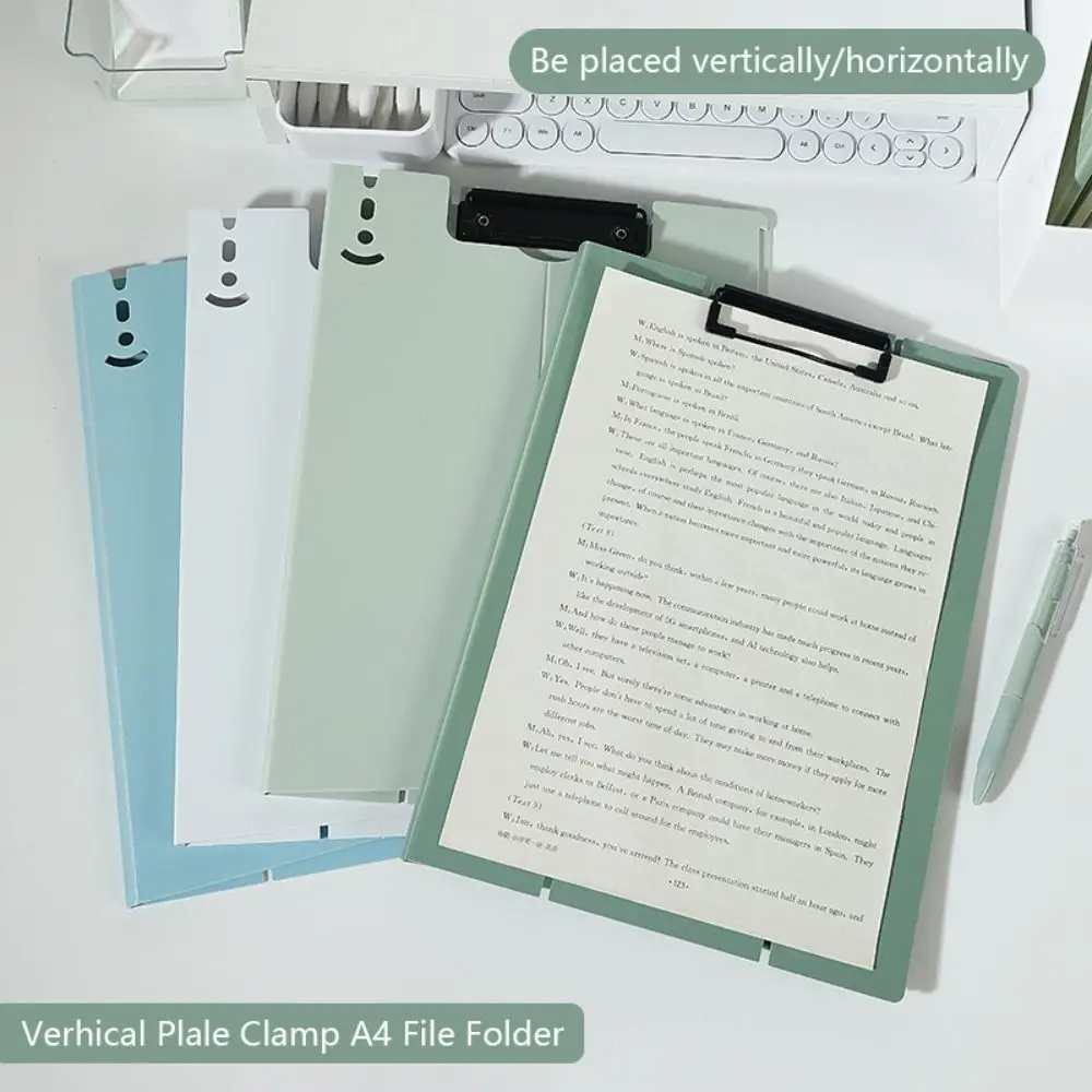 Creative A4 File Folder Multifunction Clipboard Writing Pad Memo Clip Board Dual-use Paper Document Storage Organizer