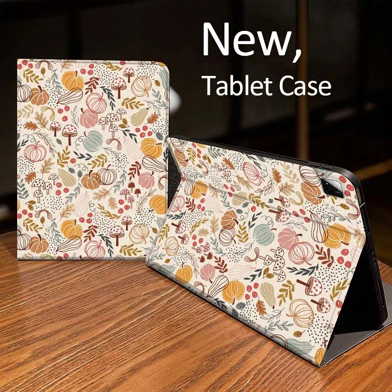 

Cartoon Fox Leaf Acorn Case For Xiaomi Mi Redmi Pad 2 4 5 7S 6S 6 7 8 Plus SE Pro K 2025 inch 8.7 11 Tablet