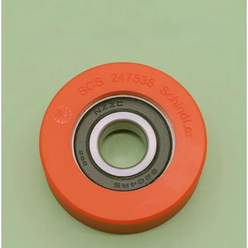 2pcs 20x70x25mm red Elevator ladder step wheel pulley wheel 6204 bearing elevator step wheel