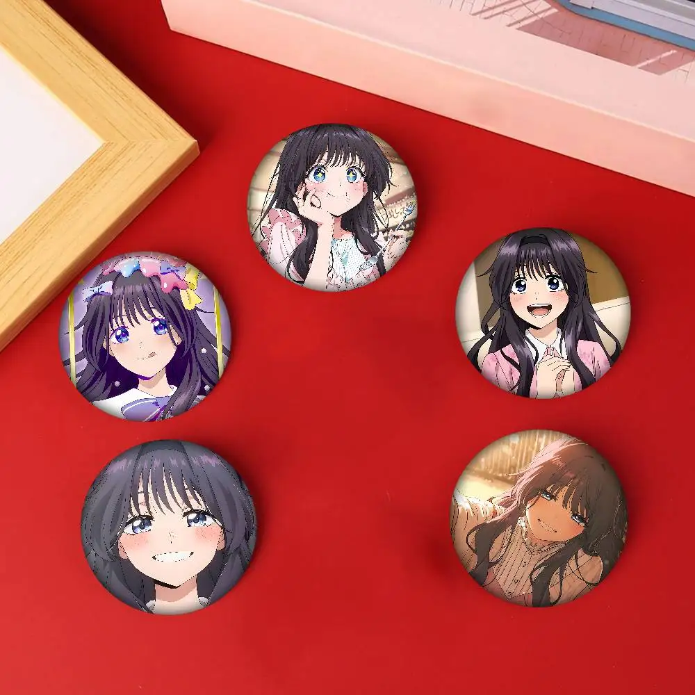 جديد K-Kaoruko Waguri لينة زر دبوس مشرق مطبوعة أيقونة هدية للأصدقاء شارة طوق بروش التلبيب دبوس معدني