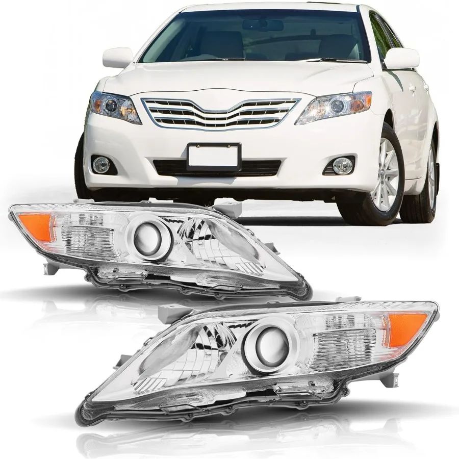 

Фара в сборе, совместимая с галогенной фарой Camry Base LE SE 2010 2011, подходит только для американской версии для улучшенного ночного вождения