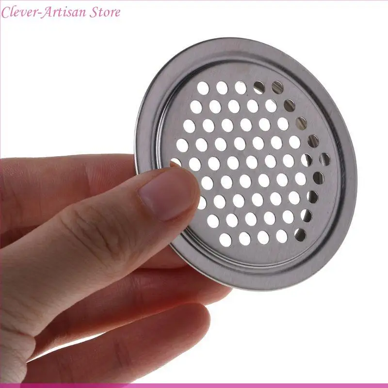 E06B Stainless Steel Air Ventilasi Lubang Ventilasi Louver Lubang Mesh Berbentuk Bulat