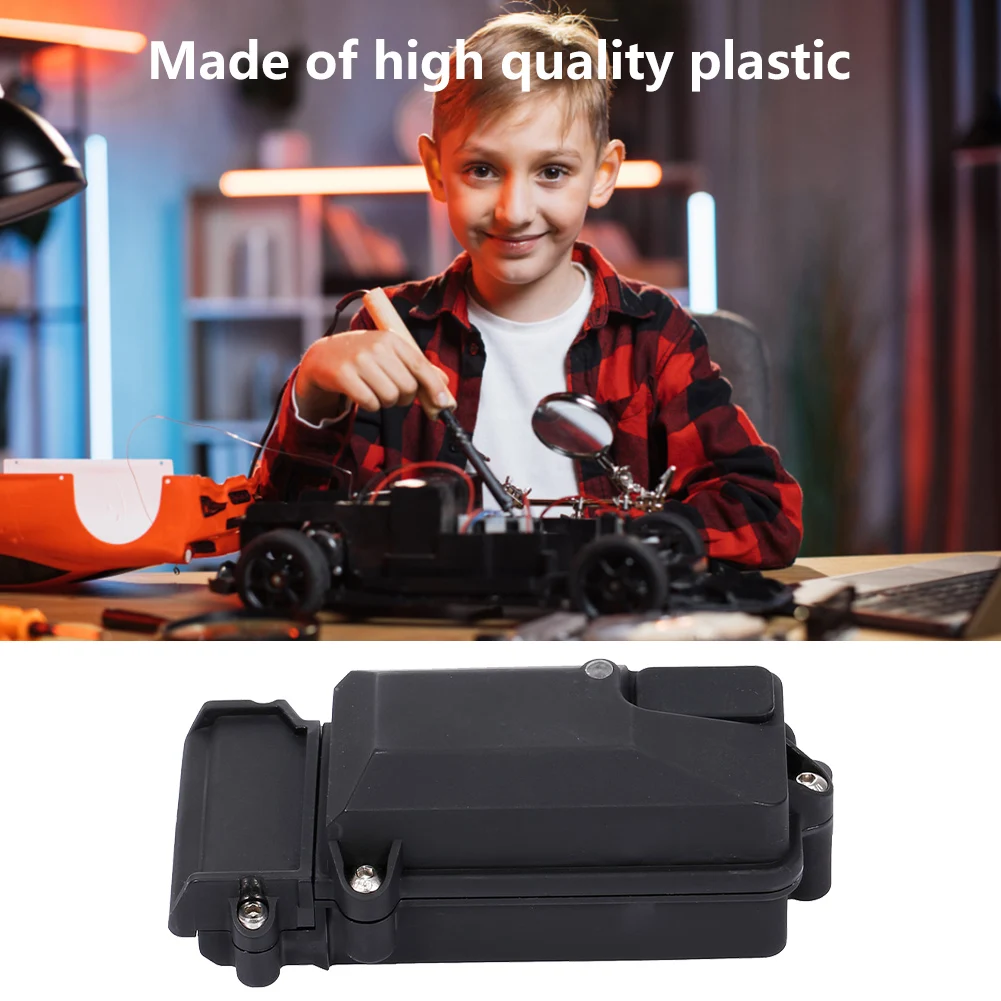 Scatola ricevente in plastica Ricevitore per auto RC impermeabile Scatola sigillata Aggiornamenti Accessori parti 85x40x28mm per 1/10 RC Crawler Car