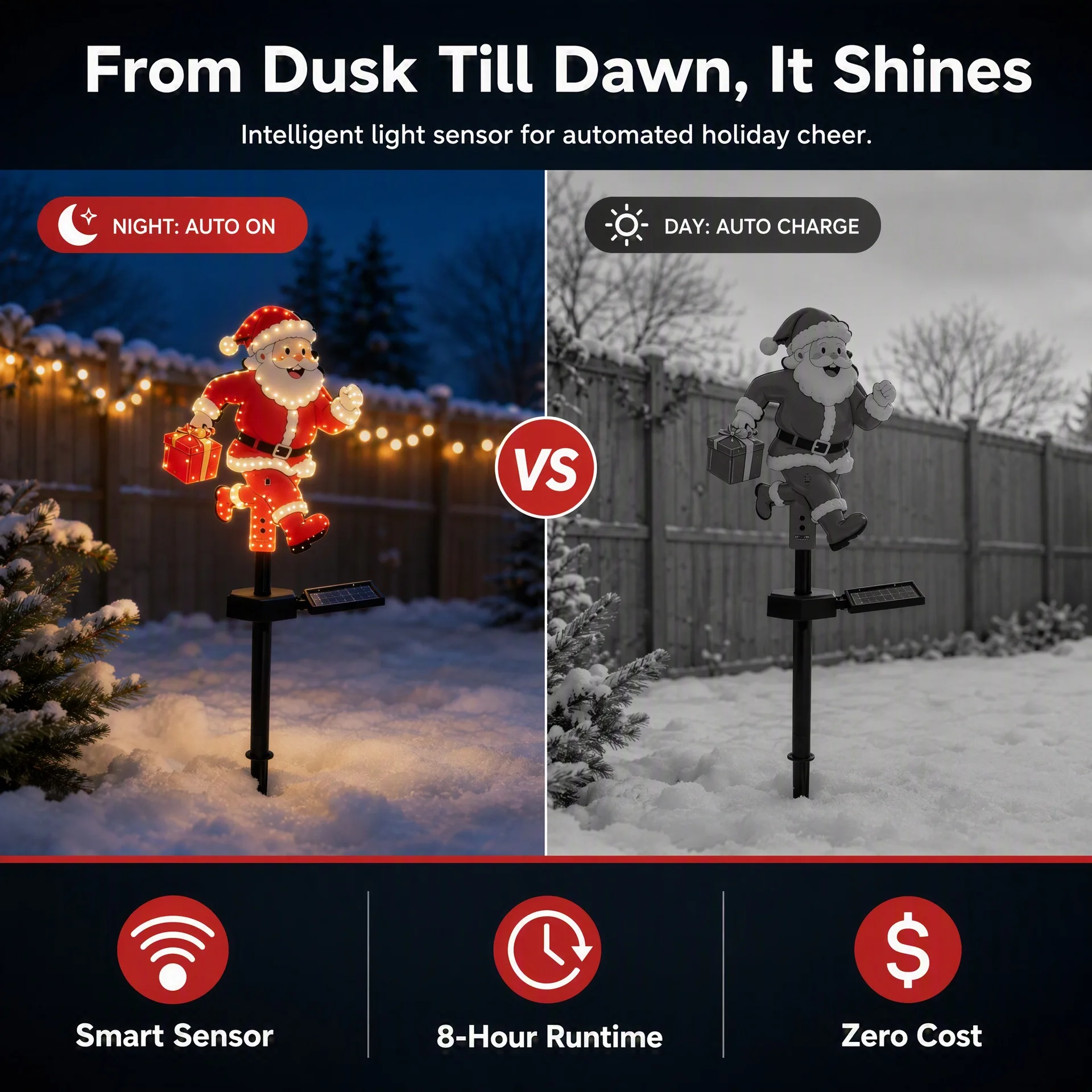 Christmas Lights Outdoor Solar - Solar Garden Light Dusk To Dawn review and price