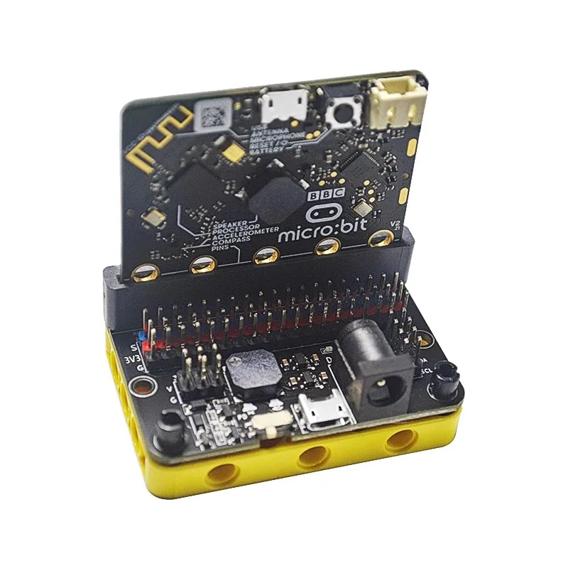 Emakefun Microbit Expansion Board Horizontal With On Board Passive Buzzer GPIO IOBIT 5V Supports Scratch Python