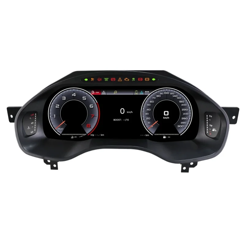 12,3 Zoll Hizpo Virtuelles Cockpit Digitales Kombiinstrument AUDI A6 A7 2013 - 2018 LCD-Auto-Armaturenbrett Tachometer mit integriertem Carplay Android Auto