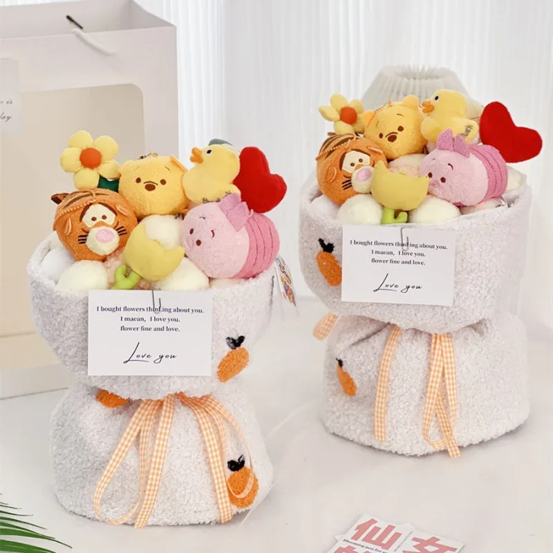 

Disney Winnie the Pooh Plush Doll Doll Bouquet Kawaii Cartoon Plush Toy Decoration Valentine's Day Birthday Gift Wholesale