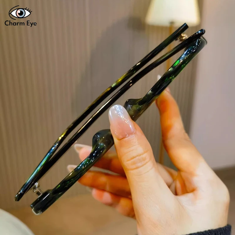 Moda óculos de sol feminino quadrado high-end retro versátil resistente a uv óculos de sol grande quadro masculino personalizado acetato