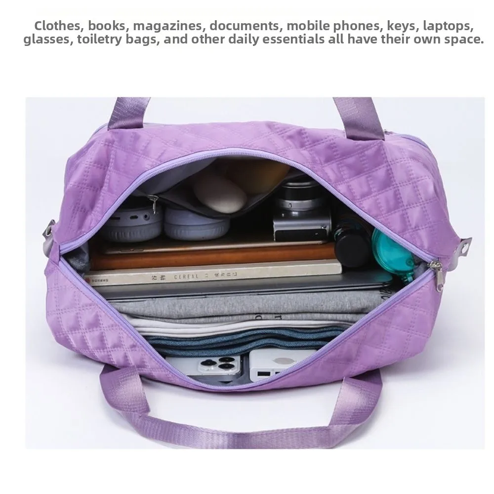 

Large Capacity Travel Handbag Foldable Wet And Dry Separation Sports Duffel Bag Waterproof Shoulder Storage Bag Leisure Travel