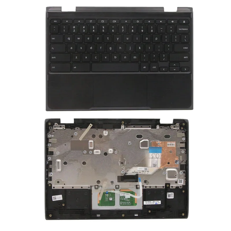 

For Lenovo Chromeboook 11 300E Gen2 NFC Upper Case Palmrest With Keyboard Touchpad 5CB1E21590