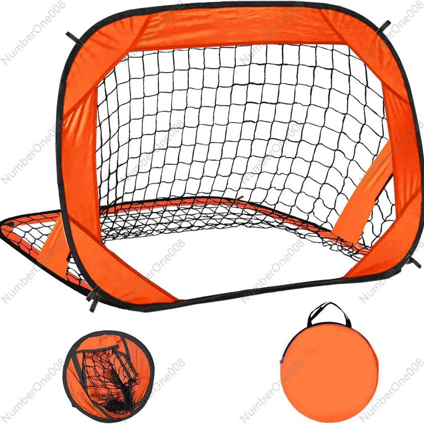 Portable football gate flat iron foldable football net is convenient for professional and high performance