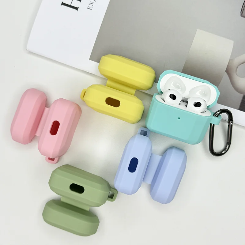 حافظات سماعات أذن من السيليكون الناعم لأجهزة Airpods 4/3 Airpods حافظة سماعات الرأس حافظة واقية لأجهزة Apple Airpods Pro 2 أغطية Airpod