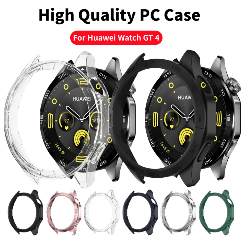 PC Case For Huawei Watch GT 4 46mm GT4 High Quality Anti-scratch Hollow Bumper Protective Shell For Huawei Watch GT4 46mm Cover