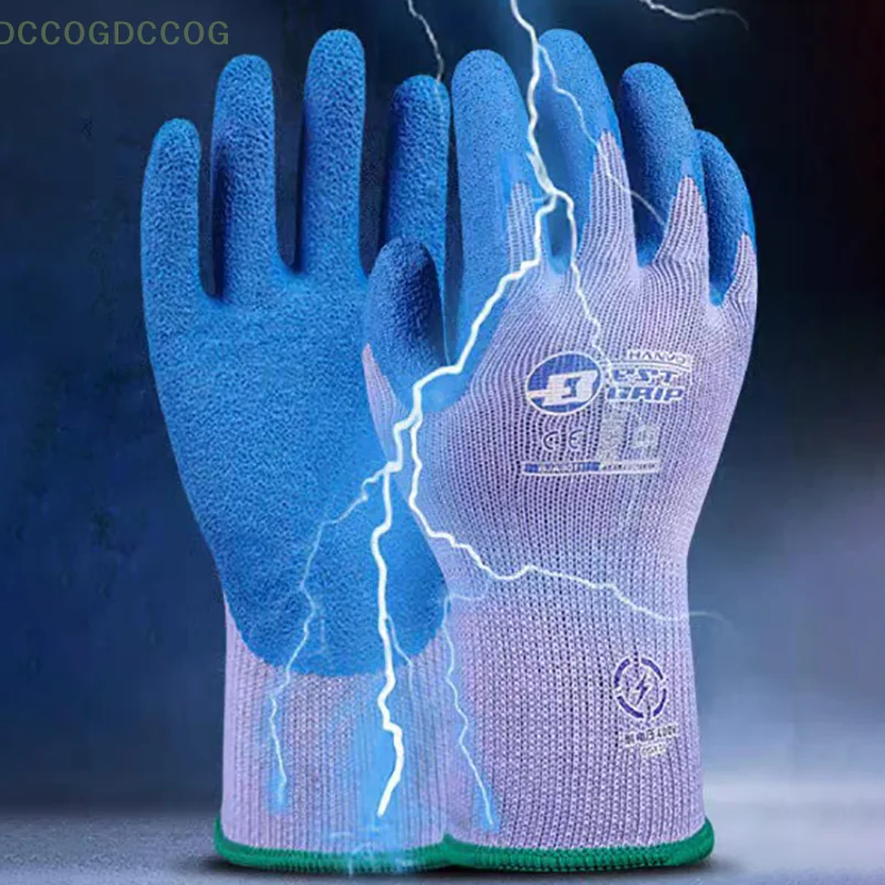 

Ultrathin Electrician Insulating Gloves Withstanding Voltage 400V Rubber Touch Screen Insulation Gloves Work Safe Gloves