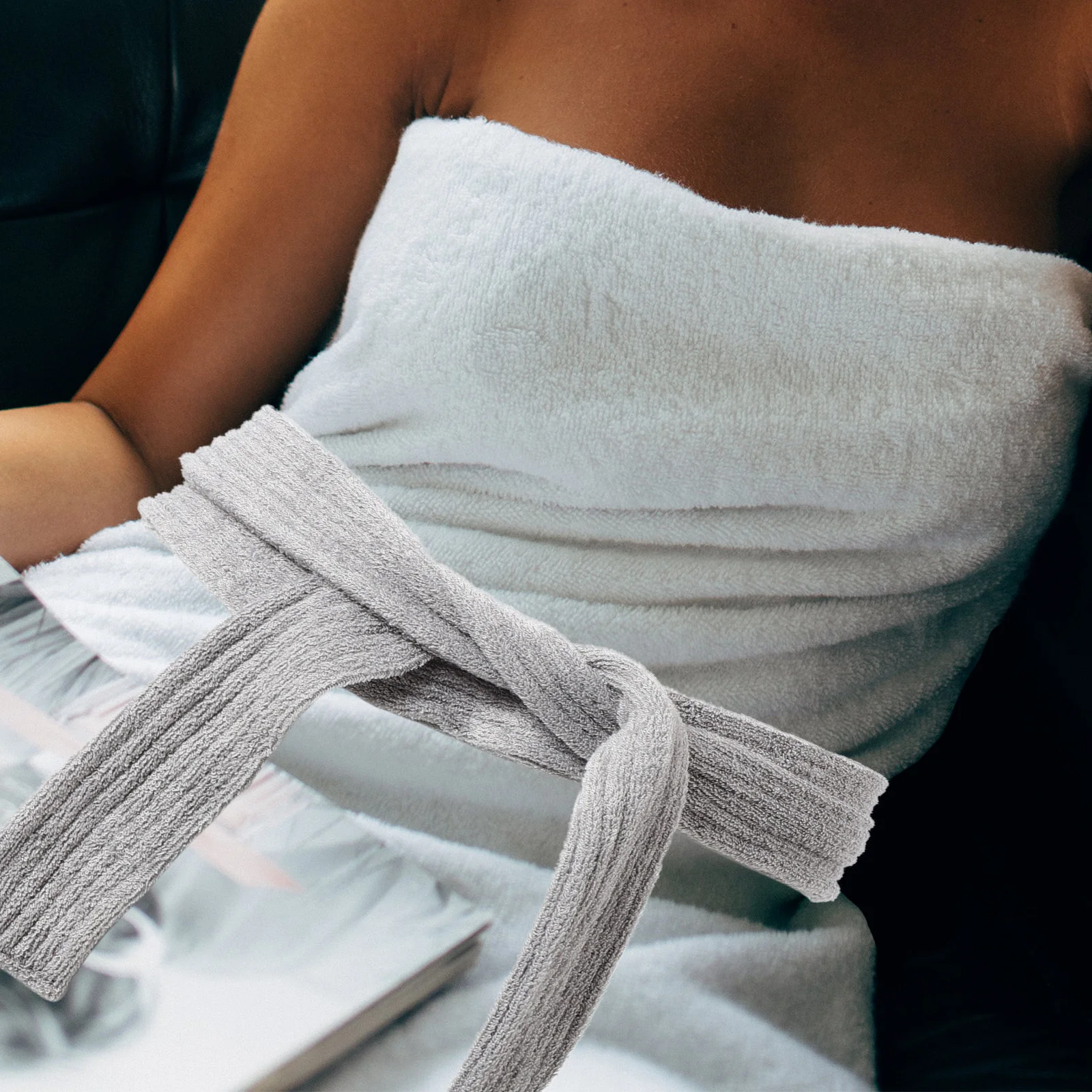 

Сменный пояс для банного халата в отеле, мягкий фланелевой регулируемый поясной галстук для мужчин и женщин, домашняя одежда для спа-вечеринки, пояс для халата