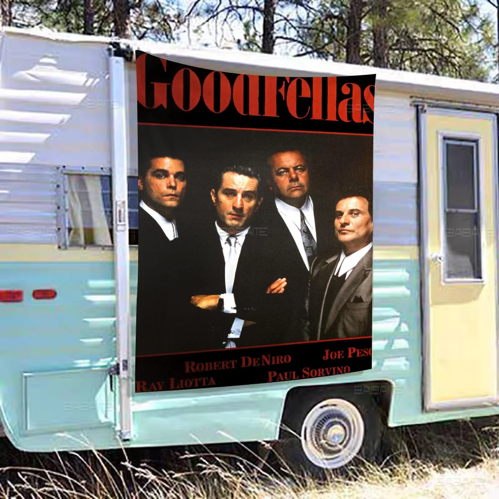 Classic Movie Goodfellas Gangsters Printed Large Flag Art Science Fiction Room Home Decor Decor Banner