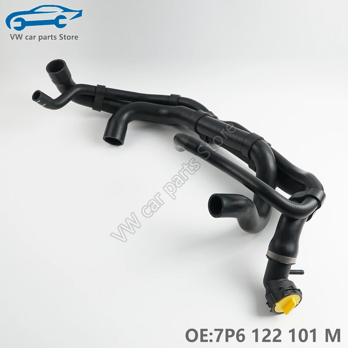 7ป 6122101 เอ็ม 7P 6122101 L หม้อน้ําท่อน้ําหล่อเย็นสําหรับ Volkswagen Touareg 3.6 2011-2018 ท่อน้ําหล่อเย็น 7P6 122 101 M 7P6 122 101 L