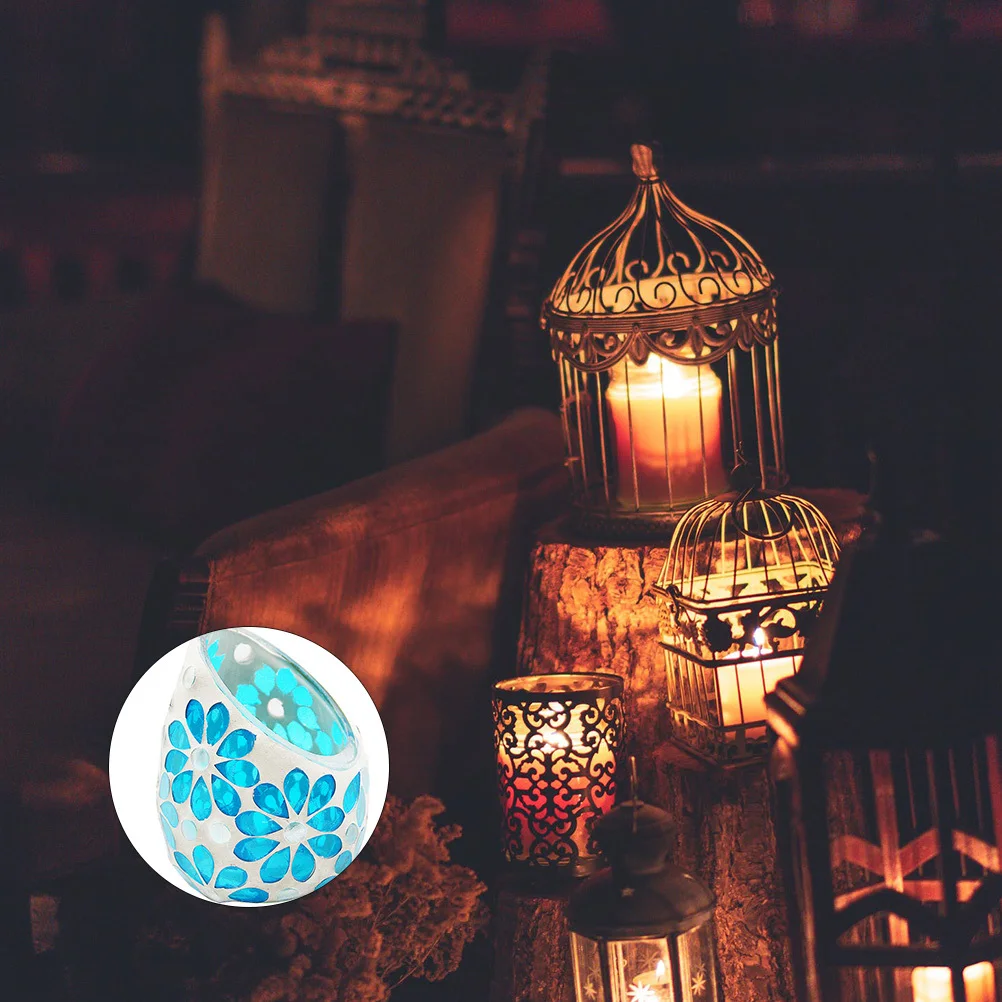 

Delicate Flower Design Glass Candlestick Holder European Style Home Decor Wedding Ornament Holders Candlestick Holders