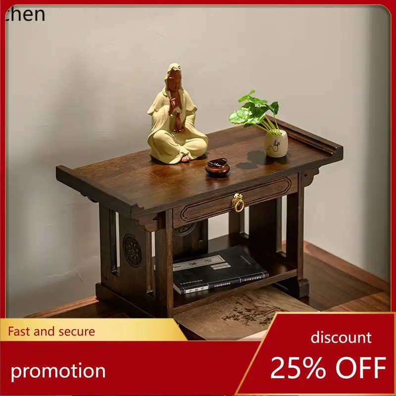 

HT Buddhist shrine, shrine cabinet, Buddha statue offering base, God of Wealth placement rack, household Buddha offering seat