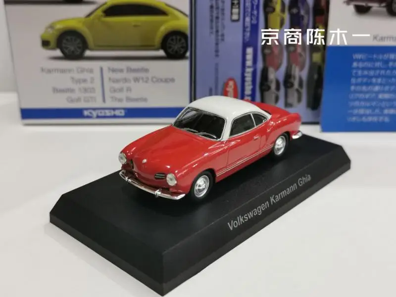 1/64 KYOSHO Volkswagen VW Karmann Ghia Collection die cast alloy trolley model ornaments gift