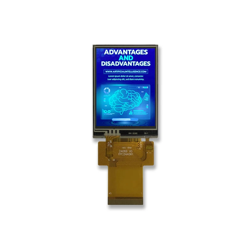 2.4 inch 240x320 ST7789V MCU+RGB+SPI interface IPS LCD module with resistive touch panel
