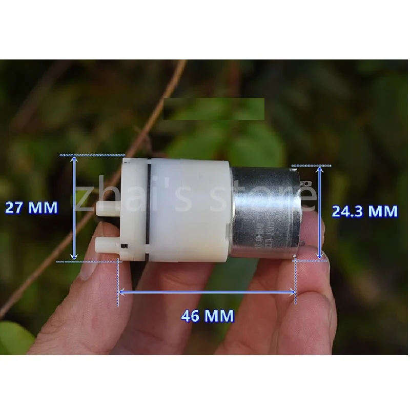 Pressão negativa Micro bomba de vácuo, bombeamento de ar, adicionar oxigênio, 320, DC3.7V, 4pcs