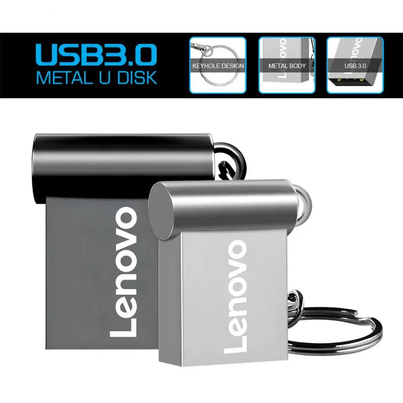 Lenovo 2TB Usb 3.0 Flash Drives High Speed Metal Pendrive 1TB 512GB 256GB Portable Usb Drive Waterproof Memoria Usb Flash Disk