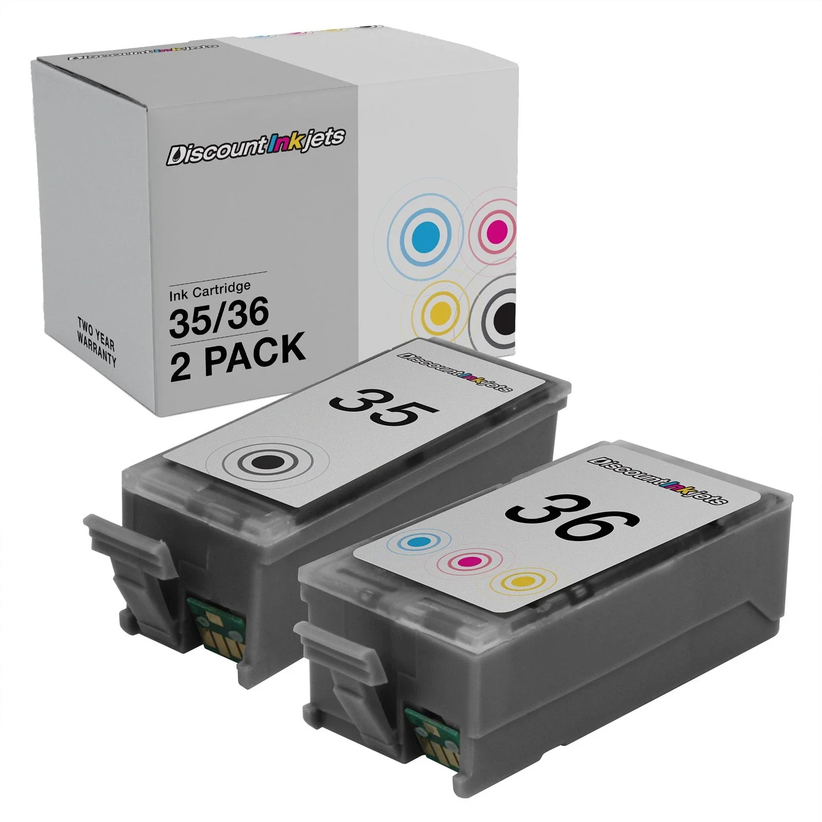 

2PK PGI-35 CLI-36 for Canon BLACK COLOR Ink Cartridge PIXMA iP100 iP110 mini 260