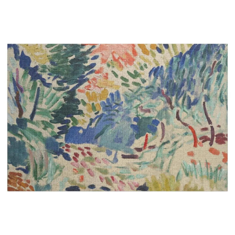 

Henri Matisse Landscape at Collioure Jigsaw Puzzle Jigsaw Pieces Adults Wooden Name Toys For Children Puzzle